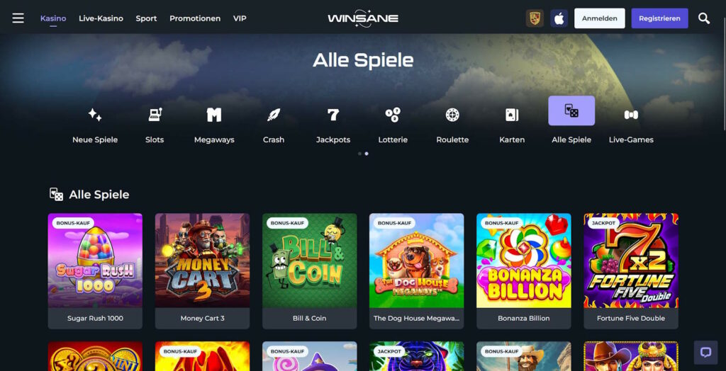 winsane spiele