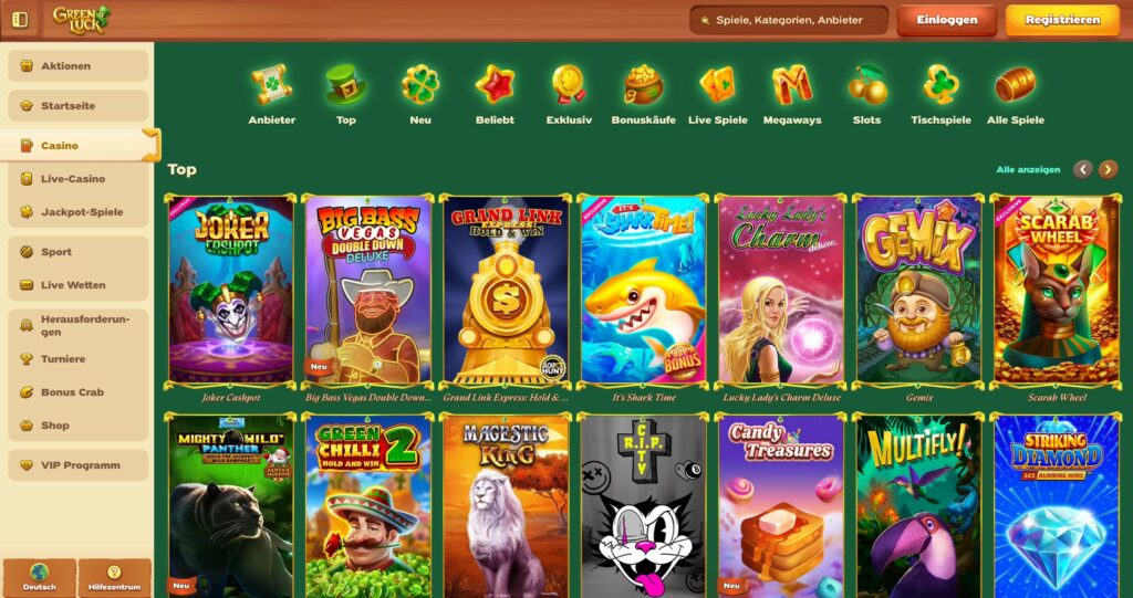 Greenluck Casino Slots